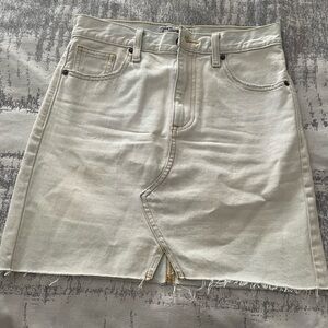 Lucky light denim skirt